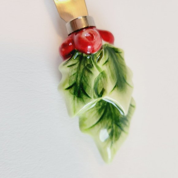 Fitz & Floyd Dear Santa Snack Plate & Spreader, 2009 Christmas Bring Me A Puppy - Picture 6 of 13